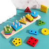 Image of Interactive Montessori Wooden Toys for Children