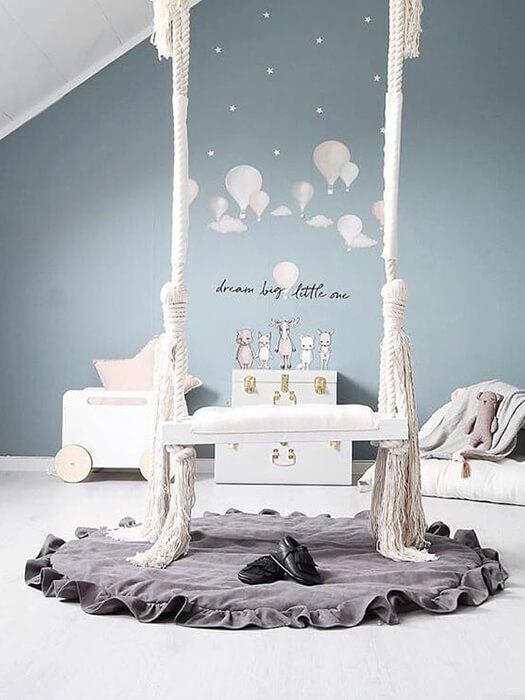 Ruffle Edging Baby Mat Rug