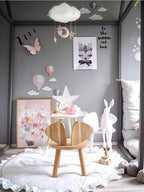 Ruffle Edging Baby Mat Rug