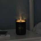 Himist 280ML Ultrasonic Candle Air Humidifier Purifier With Romantic Soft Light Essential Oil Diffuser