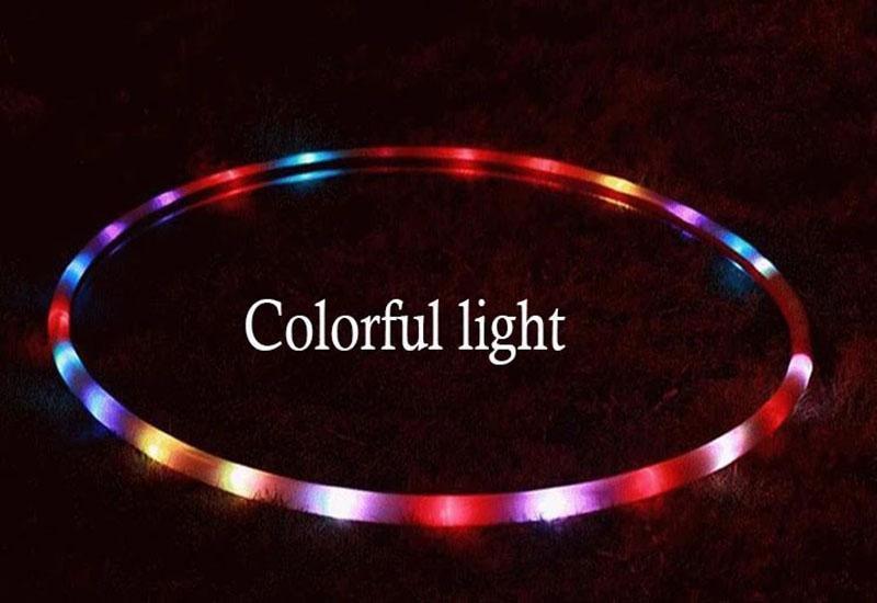 35''to 24" 24 to 10-LED Lights Glow in Dark Hula Hoop - Balma Home