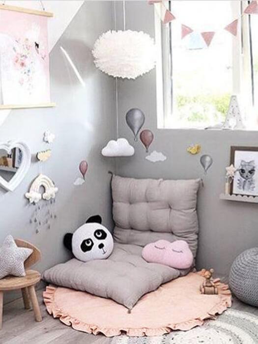 Ruffle Edging Baby Mat Rug