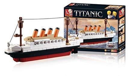 Toy titanic ship building blocks educational toy for 6+ age baby on sale