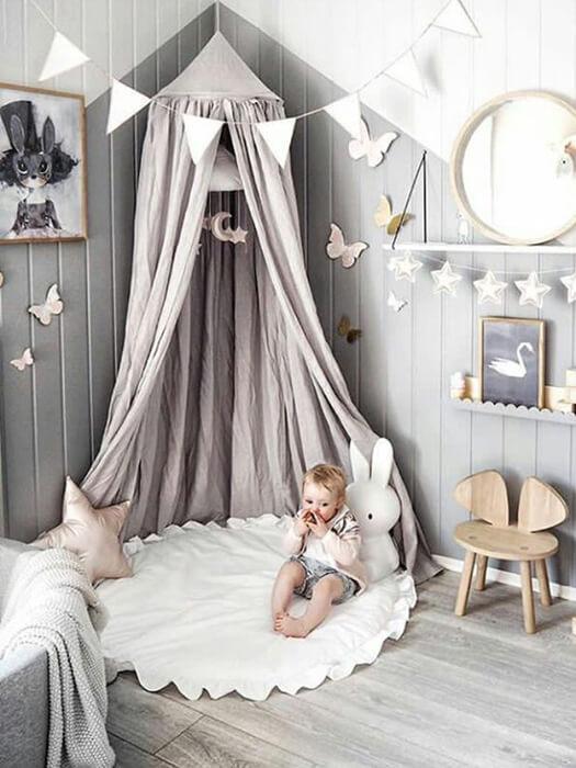 Ruffle Edging Baby Mat Rug