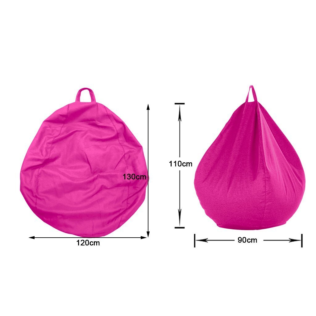 Natural Linen Beanbag Cover for Stuffed Animals