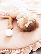 Ruffle Edging Baby Mat Rug