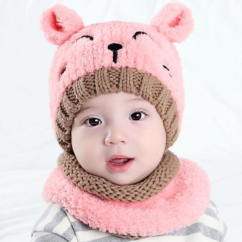 Adorable Toddler Winter Hooded Cap Scarf - Balma Home