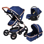 3 in 1 Prams Travel Systems Baby Stroller with Car Seat