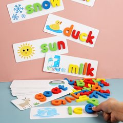 Wooden Letters Engaging Spelling Game for Kids