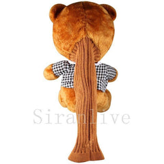 Golf club 1# driver headcover golf one wood set animal head caps protective cover golf accessories new