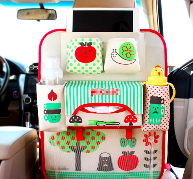 Backseat Organizer for Kids Colorful Hanging Car Storage - Balma Home