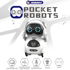 Pocket RC Robotics For Kids Talking Interactive Dialogue Voice Recognition Robots Toy Telling Story
