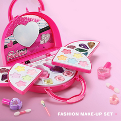 30PCS Makeup Set For Kids Pretend Play Set With Handbag Girls Make Up Set Washable For Children