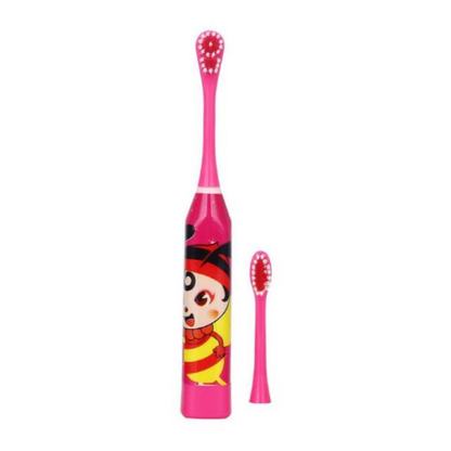 Electric Toothbrush For Kids Battery Type Cute Cartoon Children's Electric Toothbrush Soft Bristle