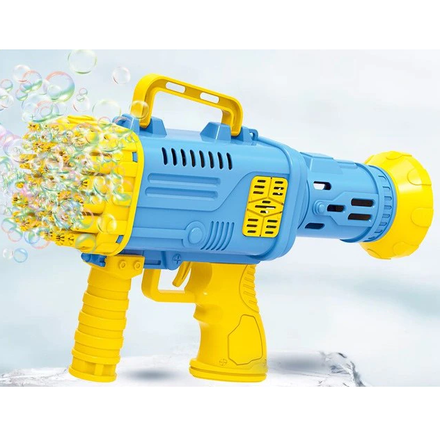 Bazooka Bubble Gun Flash Light Automatic Bubble Gun Blower Outdoor Toys Soap Blowing