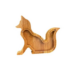 Wooden Money Box For Kids Coin Piggy Bank Desktop Ornament Animal Coin Storage