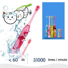Electric Toothbrush For Kids Battery Type Cute Cartoon Children's Electric Toothbrush Soft Bristle