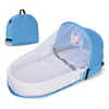 Image of 0-12 Months Travel Cot For Baby For Newborn Protection Mosquito Net Bassinet For Baby Foldable