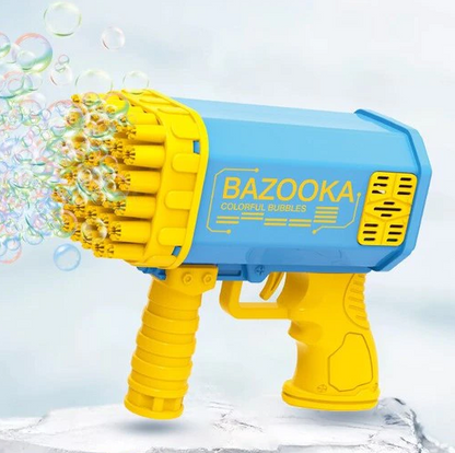 Bazooka Bubble Gun Flash Light Automatic Bubble Gun Blower Outdoor Toys Soap Blowing