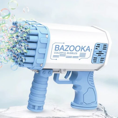 Bazooka Bubble Gun Flash Light Automatic Bubble Gun Blower Outdoor Toys Soap Blowing