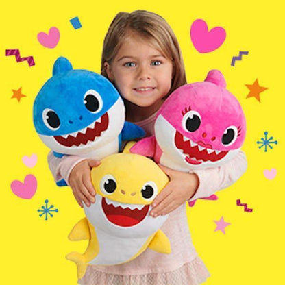 Baby Shark With Cartoon Music Plush Toy - Balma Home