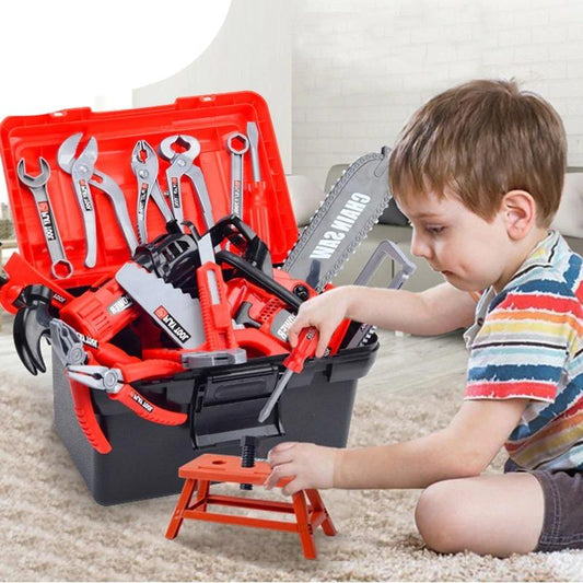 40 Pcs Kids Tool Kit Kids Drill Set