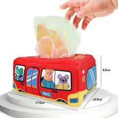 Montessori Toddler Sensory Tissue Box for 1, 2, 3, 4 years old