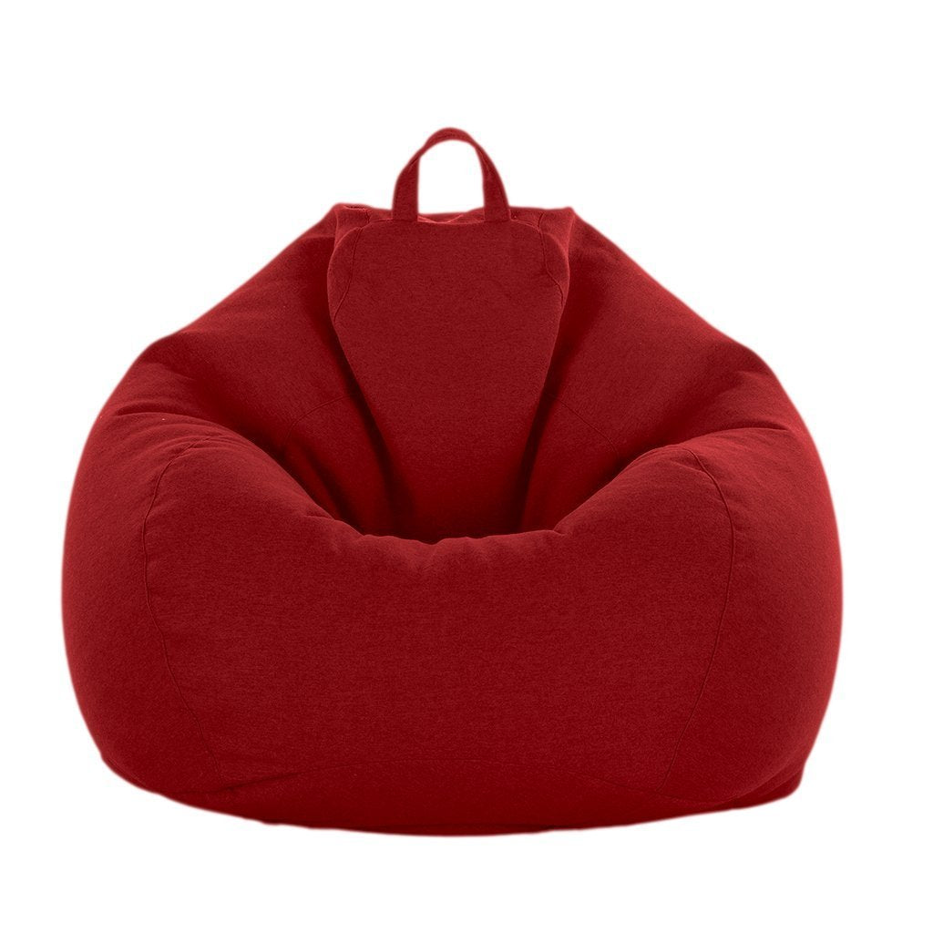 Natural Linen Beanbag Cover for Stuffed Animals