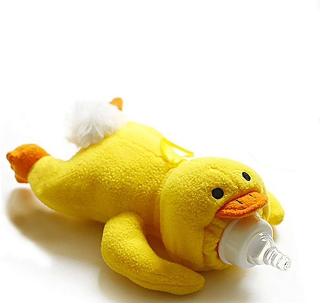 Cute Animal 2-in-1 Feeding Bottle Warmer and Plush Toy - Balma Home