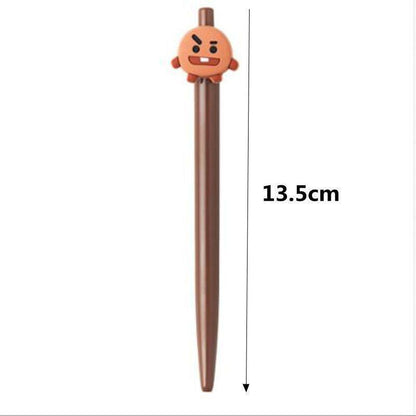 Cute BT21 BTS Ballpoint Pen Cartoon Designed [8 Styles] #JU2224 - Balma Home