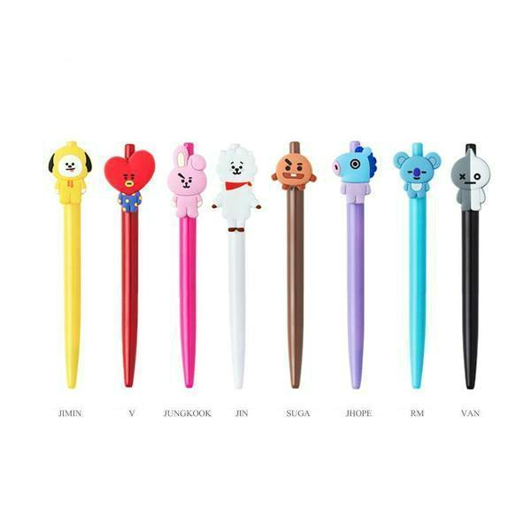 Cute BT21 BTS Ballpoint Pen Cartoon Designed [8 Styles] #JU2224 - Balma Home