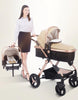 Image of 3 in 1 Prams Travel Systems Baby Stroller with Car Seat