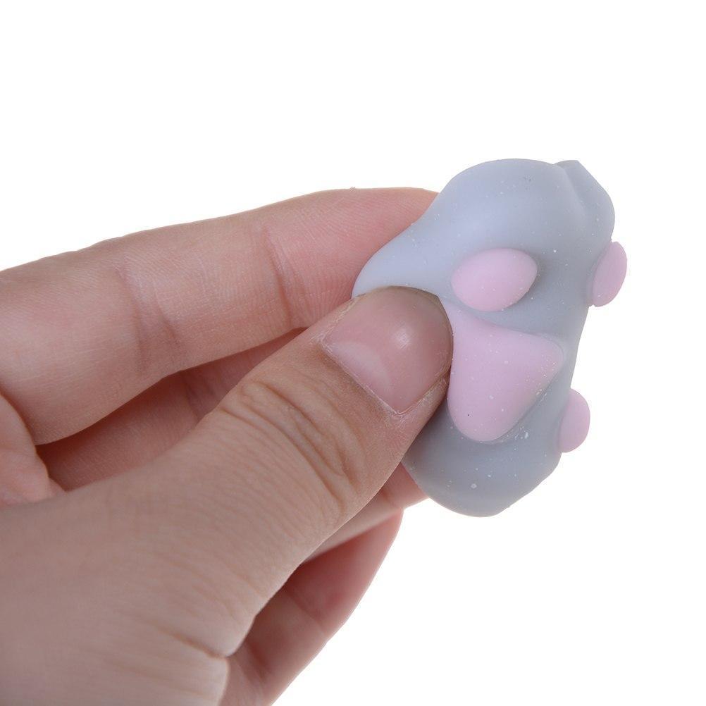 Kawaii Cat Paw Squishie Stress Reliever Toy [3 Colors] #JU2222