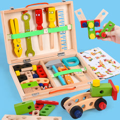 Montessori Tool Box Set for Baby Boys or Girls of 2, 3 & 4 years old