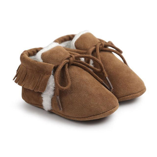 Winter Baby Moccasins