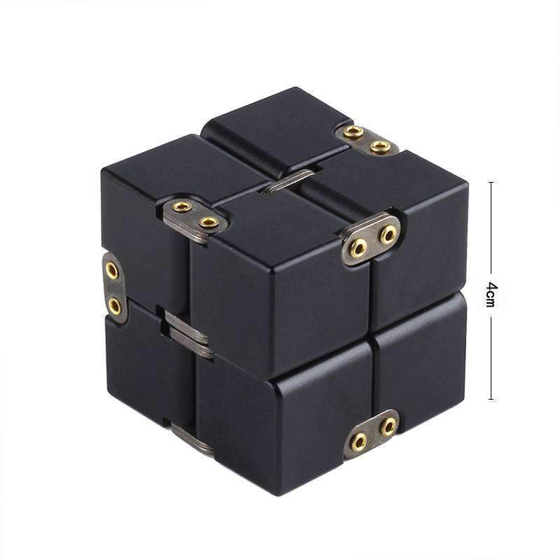 Premium Metal Infinity Cube Fidget Toy