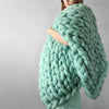 Image of Handmade Chunky Knit Blanket