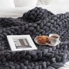 Image of Handmade Chunky Knit Blanket