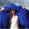 Image of Handmade Chunky Knit Blanket