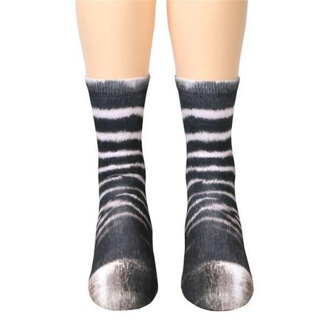 Adorable Animal Printed Paw Socks | High Quality Animal Paw Socks - Balma Home