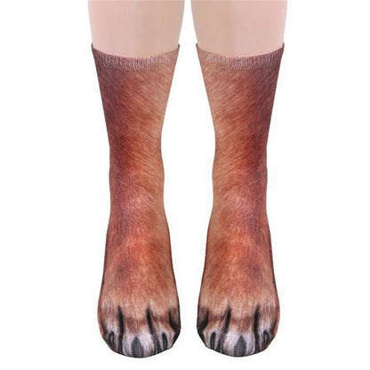 Adorable Animal Printed Paw Socks | High Quality Animal Paw Socks - Balma Home