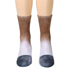 Adorable Animal Printed Paw Socks | High Quality Animal Paw Socks