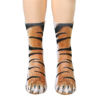 Adorable Animal Printed Paw Socks | High Quality Animal Paw Socks - Balma Home