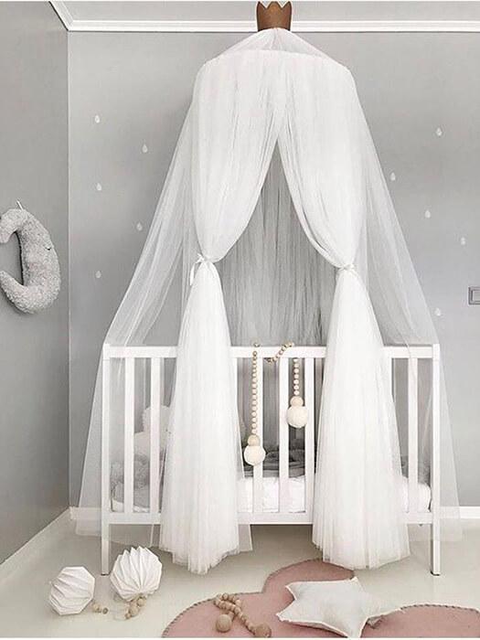 Baby Bed Curtain Round Crib - Balma Home