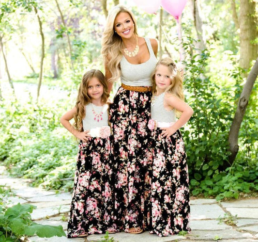 matching mother daughter dresses