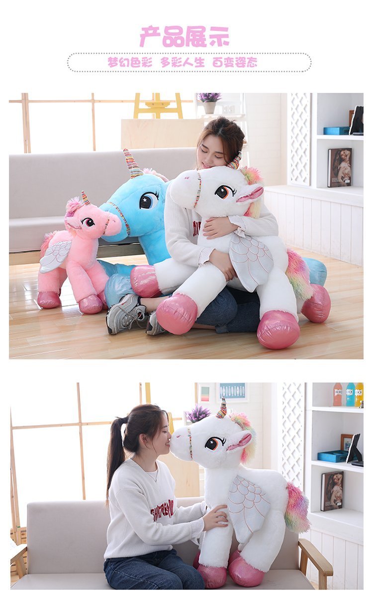 Unicorn Plush Toys Giant Stuffed Animal Horse Toys