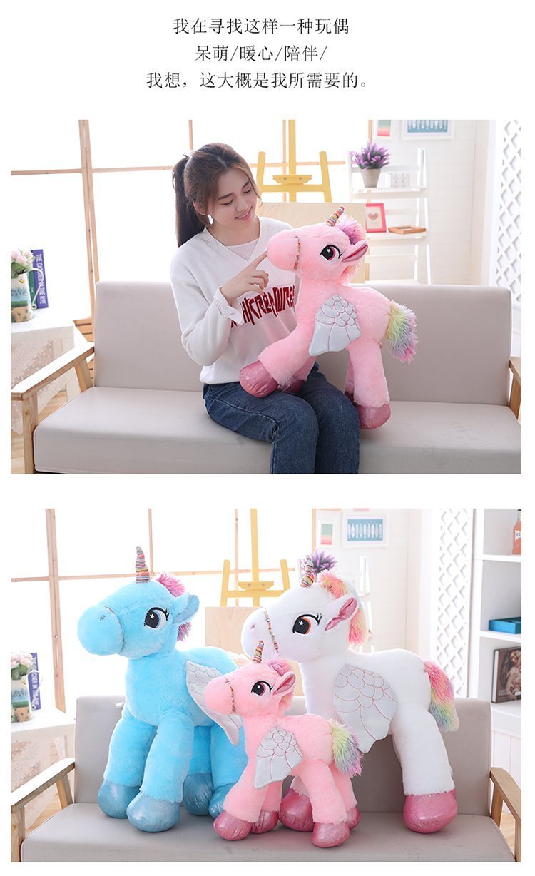 Unicorn Plush Toys Giant Stuffed Animal Horse Toys