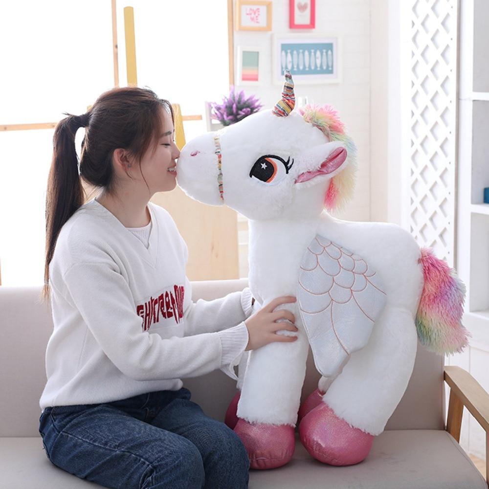 Giant Kawaii Unicorn Plush Toy