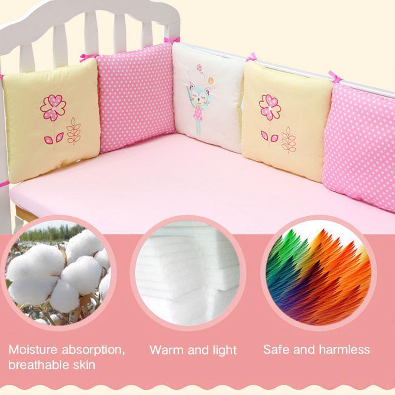 Bumper Cushion Fence Cover Cotton Baby Protector Safety - Balma Home