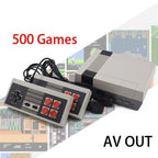 Retro Mini TV Game Console with Built-in 620/600/500  Classic Games + Dual Gamepad Controls HDMI/AV 8 Bit Retro Video Game Console